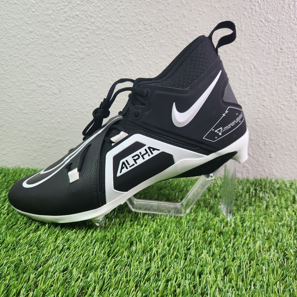 Size 16 Wide Nike Alpha Menace Detachable Mens Football Cleat Black DR5662-001